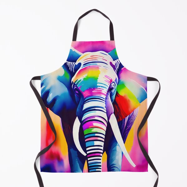 Item preview, Abstract colour splash elephant; perfect gift for animal lovers designed and sold by erzypher.