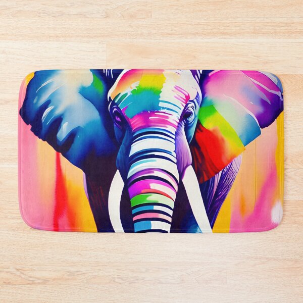 Item preview, Abstract colour splash elephant; perfect gift for animal lovers designed and sold by erzypher.