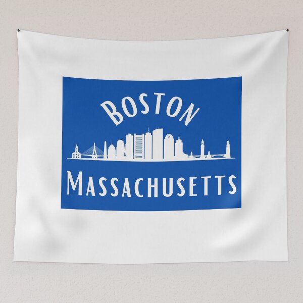 Item preview, Boston Massachusetts - dark blue designed and sold by jechaiyells.