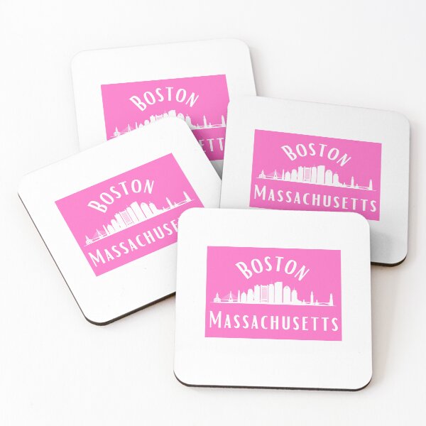 Item preview, Boston Massachusetts - pink designed and sold by jechaiyells.