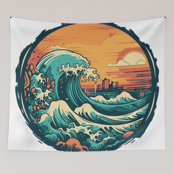 Item preview, Wave Thrill designed and sold by Dimokaya Clothing Co..