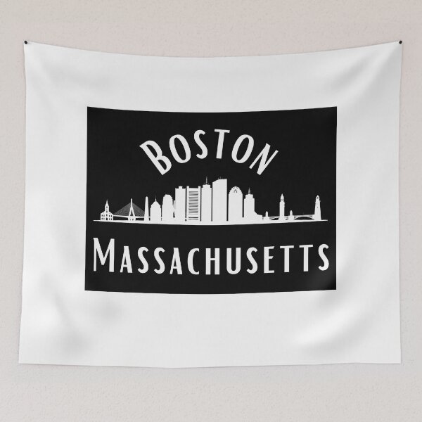 Item preview, Boston Massachusetts - black designed and sold by jechaiyells.