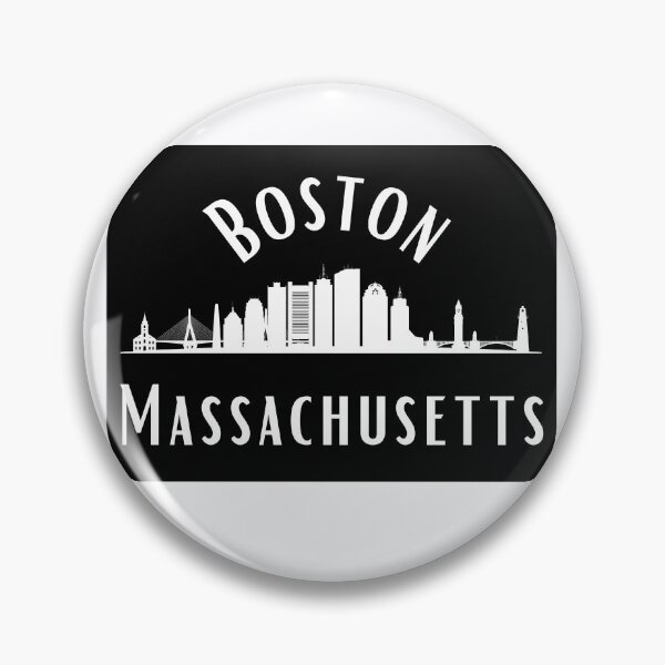 Item preview, Boston Massachusetts - black designed and sold by jechaiyells.