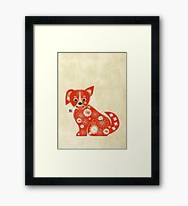 Year of the Dog Framed Print