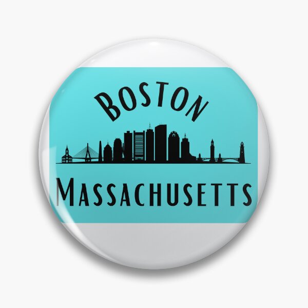 Item preview, Boston Massachusetts - light blue designed and sold by jechaiyells.
