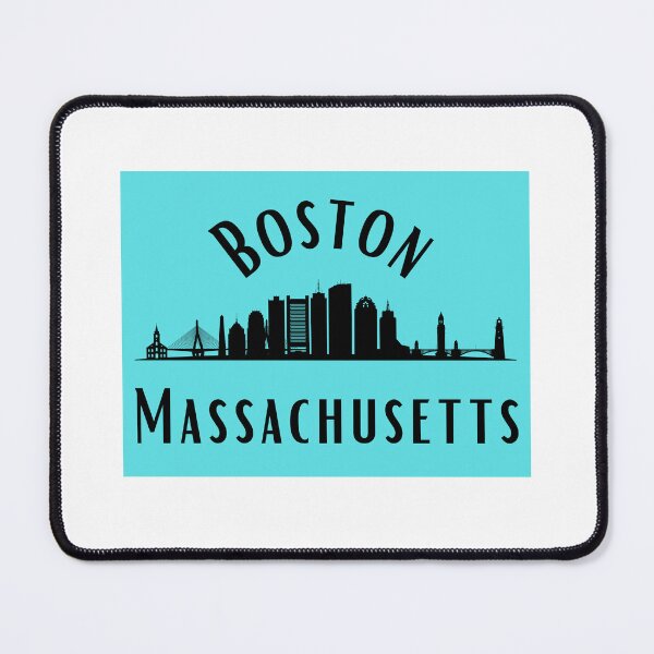 Item preview, Boston Massachusetts - light blue designed and sold by jechaiyells.