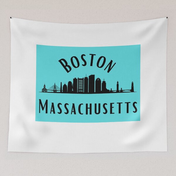 Item preview, Boston Massachusetts - light blue designed and sold by jechaiyells.