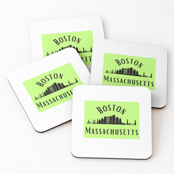 Item preview, Boston Massachusetts - light green designed and sold by jechaiyells.