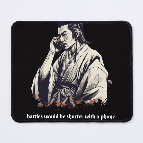 Artikelvorschau, Anime-Krieger auf einem Smartphone entworfen und verkauft von LuckyCatStore.