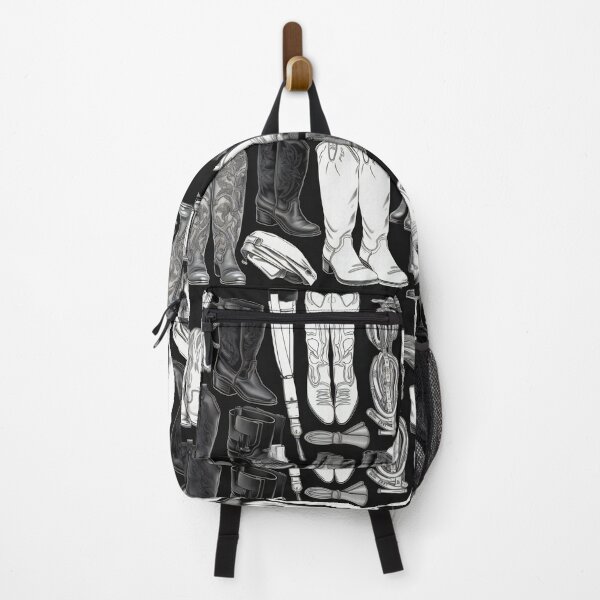 Item preview, Cowboy Boots Knolling Art | Illustration | Black & White | 8K | designed and sold by Hazmat-AI7.