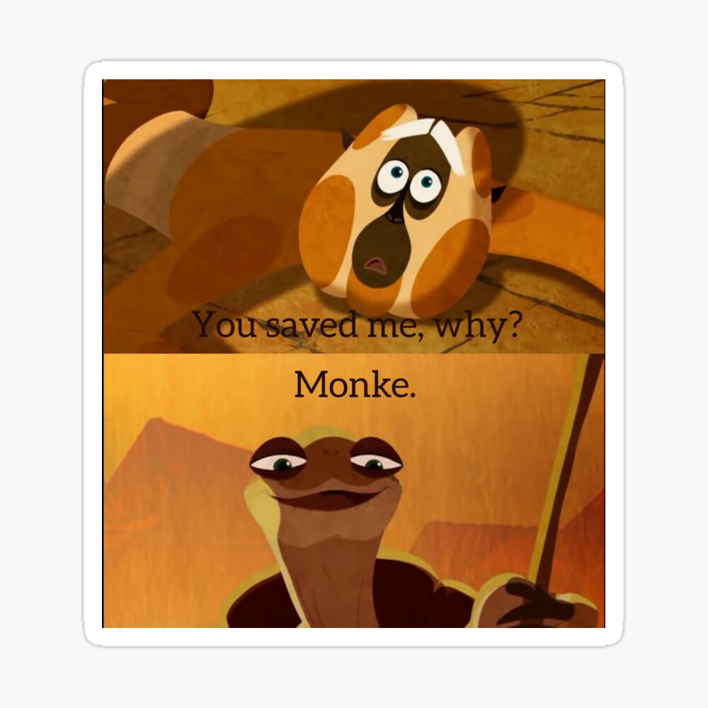 You saved me but why? Mmmm monkey meme on Make a GIF