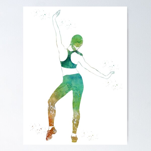 Fitness woman  Poster for Sale by erzebetth