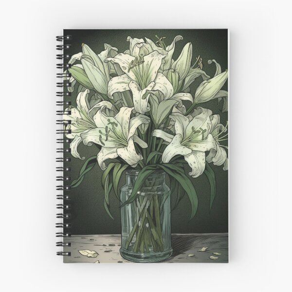 Item preview, bouquet of lilies in the glass designed and sold by FloralSemblance.