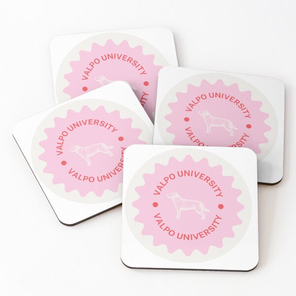 Item preview, Valpo University Retro Pink Red Wavy Design designed and sold by jillyrose.