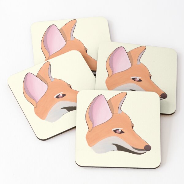 Item preview, fox profile | Cute fox | Kawaii fox | Red fox profile designed and sold by LufikamiDesign.
