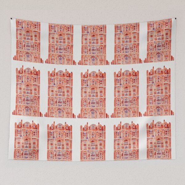 Item preview, Hawa Mahal – Palace of the Winds in Jaipur, India designed and sold by Cat Coquillette.
