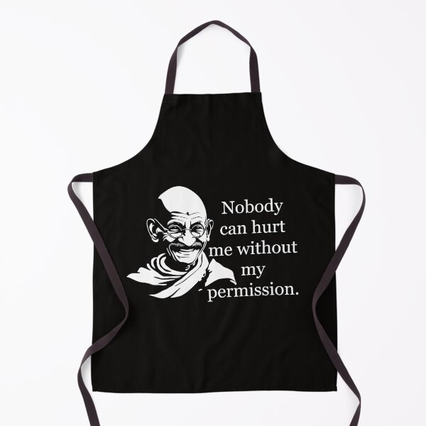 Item preview, Copy of Gandhi: Nobody can hurt me without my permission designed and sold by JoanNinjaHen.