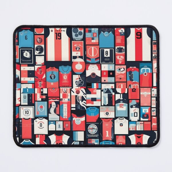 Item preview, Soccer Jerseys Knolling Art | Illustration | 8K | designed and sold by Hazmat-AI7.