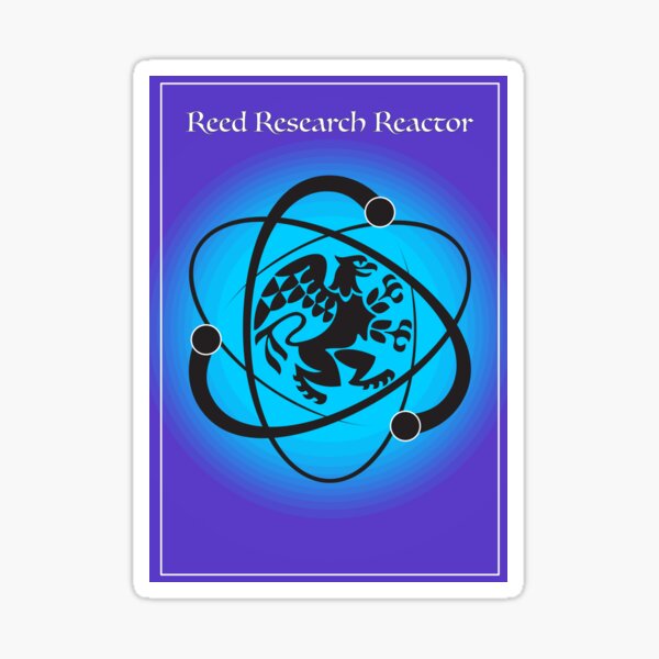 Reed Research Reactor Purple Sticker