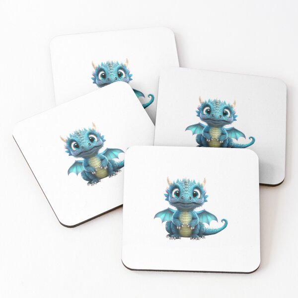 Item preview,  Cute Young Blue Dragon PNG Image Illustration  designed and sold by adlydesigns.