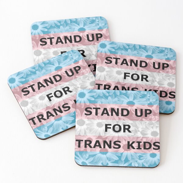 Item preview, Stand Up for Trans Kids (flowers) designed and sold by Phantasm-NW.