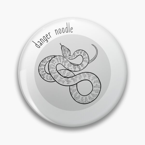 Item preview, Danger noodle - gray designed and sold by jechaiyells.