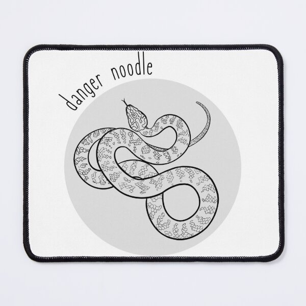Item preview, Danger noodle - gray designed and sold by jechaiyells.
