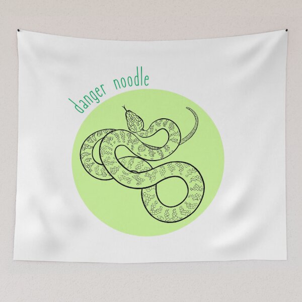 Item preview, Danger noodle - green designed and sold by jechaiyells.