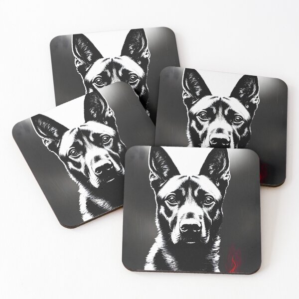 Item preview, Belgian Malinois Dog Print 1 designed and sold by atangerprints.