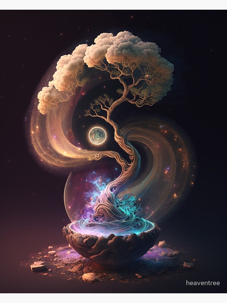 Cosmic Bonsai 4 Poster for Sale by heaventree Redbubble