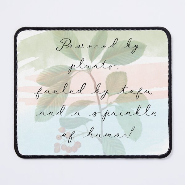 Item preview, Powered by plants, fueled by tofu, and a sprinkle of humor! designed and sold by GabrielleNG.