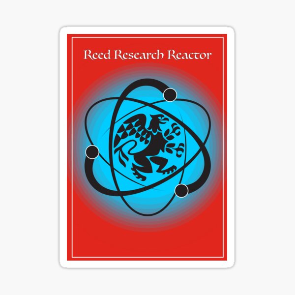 Reed Research Reactor Red Sticker