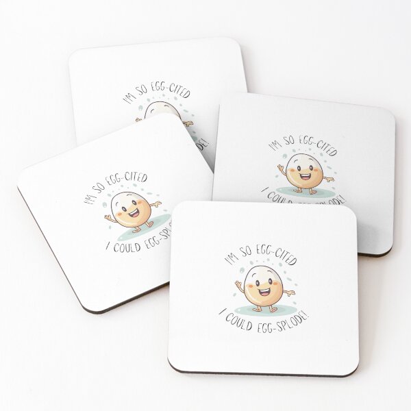 Item preview, I'm So Egg-cited I Could Egg-splode designed and sold by StickeryPickery.