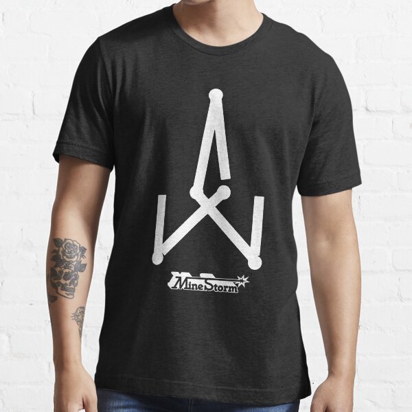 Item preview, Vectrex MineStorm Ship Vector Black & White  designed and sold by artcloud.