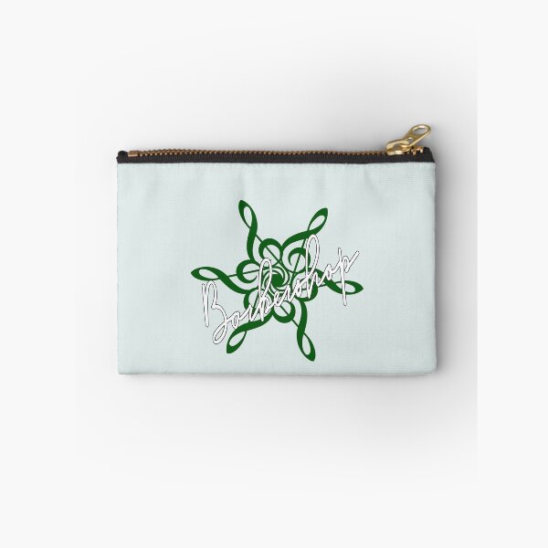 Item preview, BARBERSHOP ON A TREBLE CLEF STAR DARK GREEN designed and sold by 4YourThoughts.