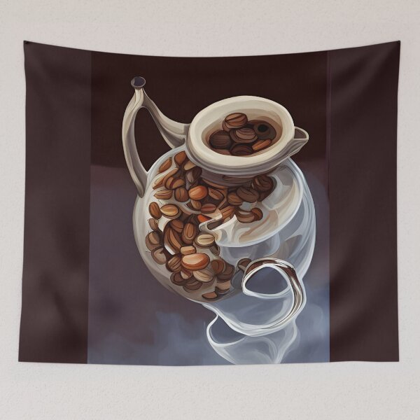 Item preview, Coffee Lovers Surrealist Dream designed and sold by druidwolfart.