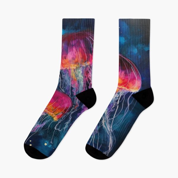 Item preview, Watercolor Wash Jellyfish Trio designed and sold by Matt's Artificial Nature.