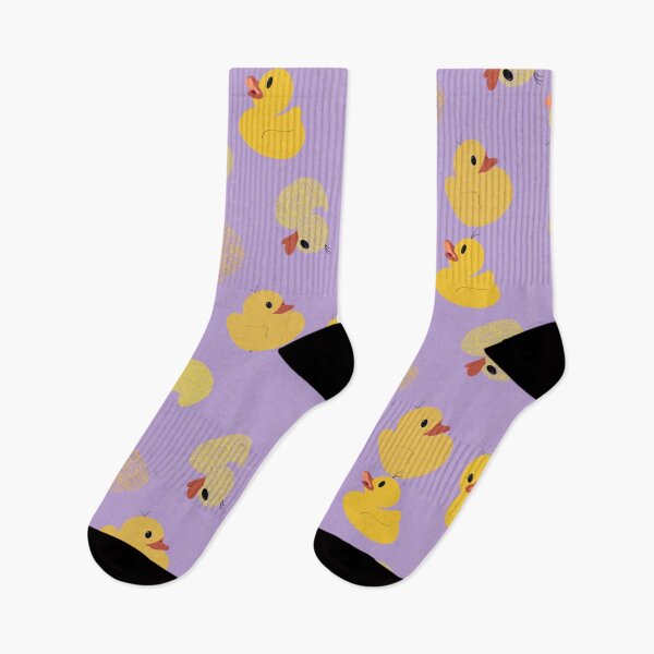 Item preview, Little Rubber Duckie pattern in purple designed and sold by paulabidiman.
