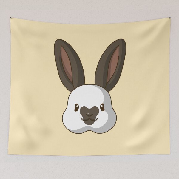 Item preview, Fluffer the Bunny (Headshot Pic) designed and sold by Kyna Arts.