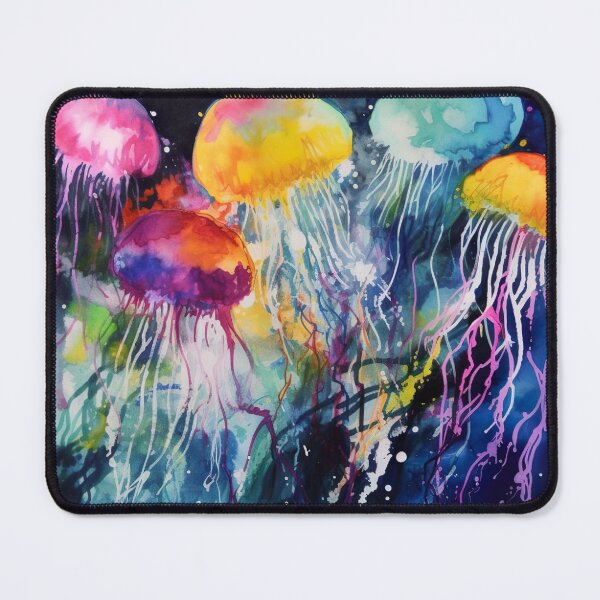 Item preview, Watercolor Wash Jellyfish Party designed and sold by Matt's Artificial Nature.