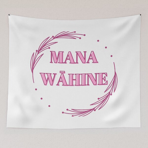 Item preview, mana wāhine pink hawaii slogan  designed and sold by maplunk.