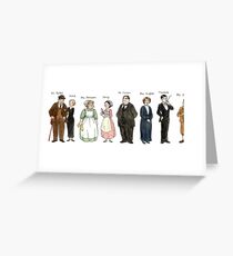 Downton-downstairs Greeting Card
