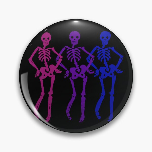 Item preview, Bi Pride Bones (pink/purple/blue) designed and sold by ElliottDrewIt.