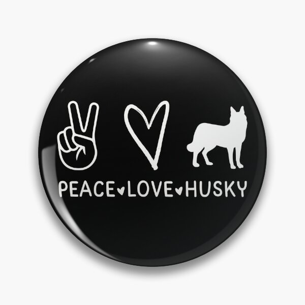 Item preview, Peace Love Husky designed and sold by HuskyHuddle.