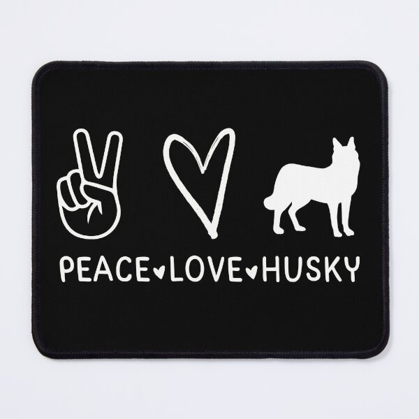 Item preview, Peace Love Husky designed and sold by HuskyHuddle.