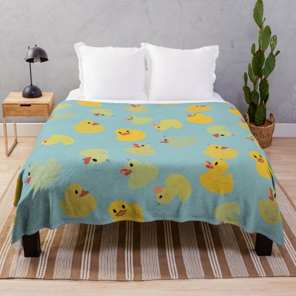Item preview, Little Rubber Duckies pattern in blue designed and sold by paulabidiman.
