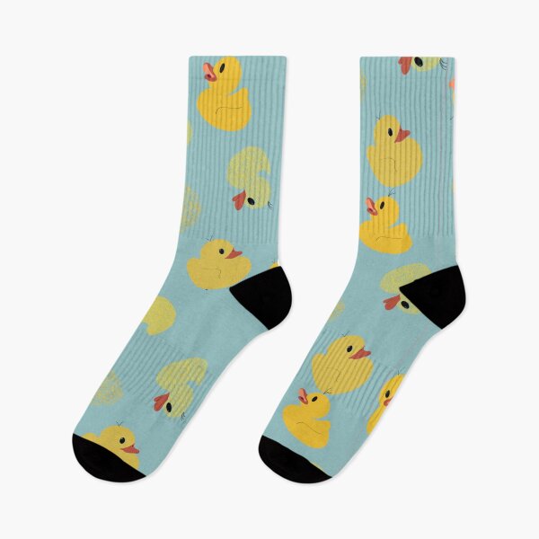 Item preview, Little Rubber Duckies pattern in blue designed and sold by paulabidiman.
