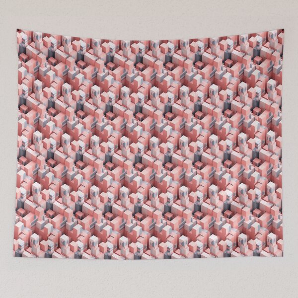 Item preview, Pink Cubes designed and sold by bkrstudio.