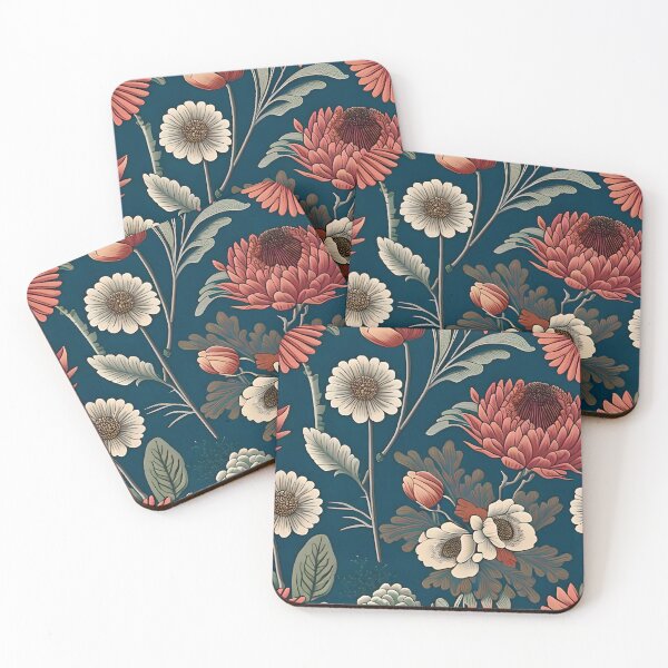 Item preview, Retro floral pattern designed and sold by jortan1.