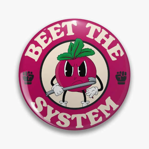 Item preview, Beet The System - Funny Capitalism Pun designed and sold by Picket Club.